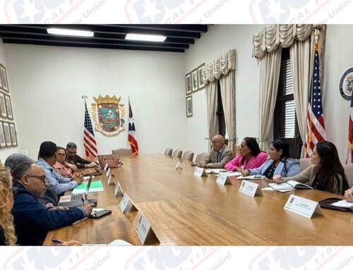 Reunión de la Unión General de Trabajadores (UGT) con la Secretaria de Estado, Hon. Rosachely Rivera