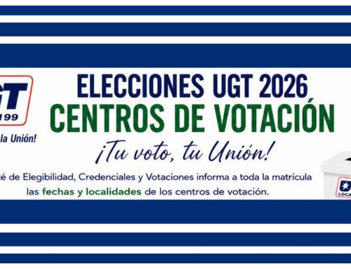Elecciones UGT 2026 Centros de Votación